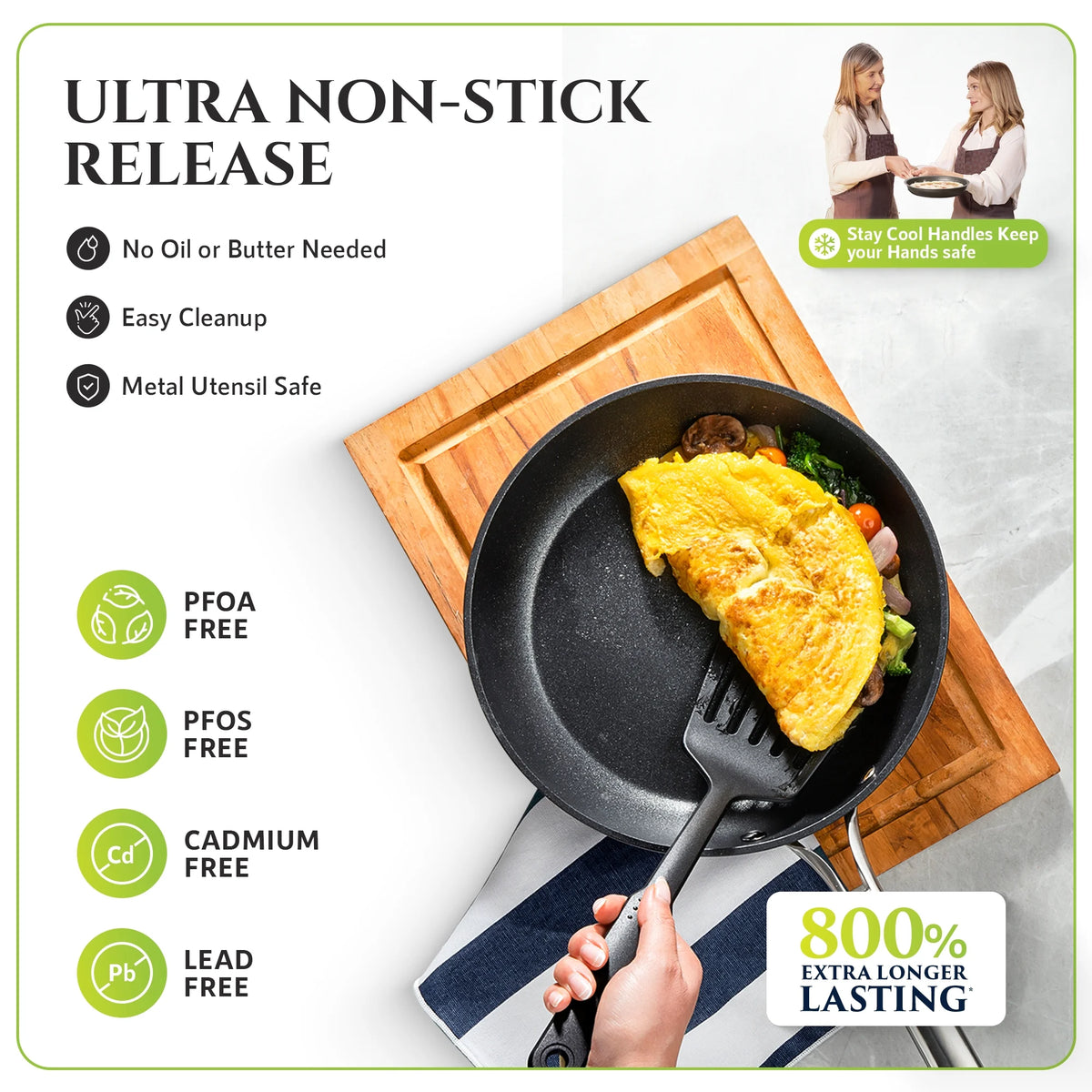 14pc Hard Anodized Cookware Set J778