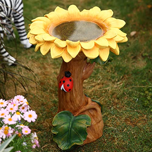 Powder Blue Ceramic 20-in Tall Birdbath F1490