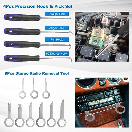 342 Pcs Trim Removal Tool Kit with Clip Plier I2209