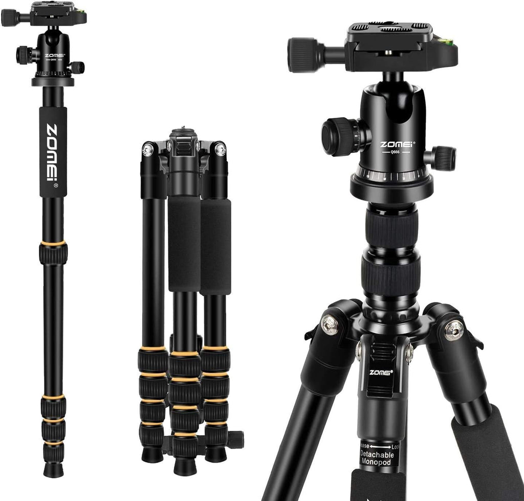 Camera Tripod with Ball Head Quick Release Plate and Carrying Case Y706011