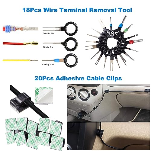 342 Pcs Trim Removal Tool Kit with Clip Plier I2209