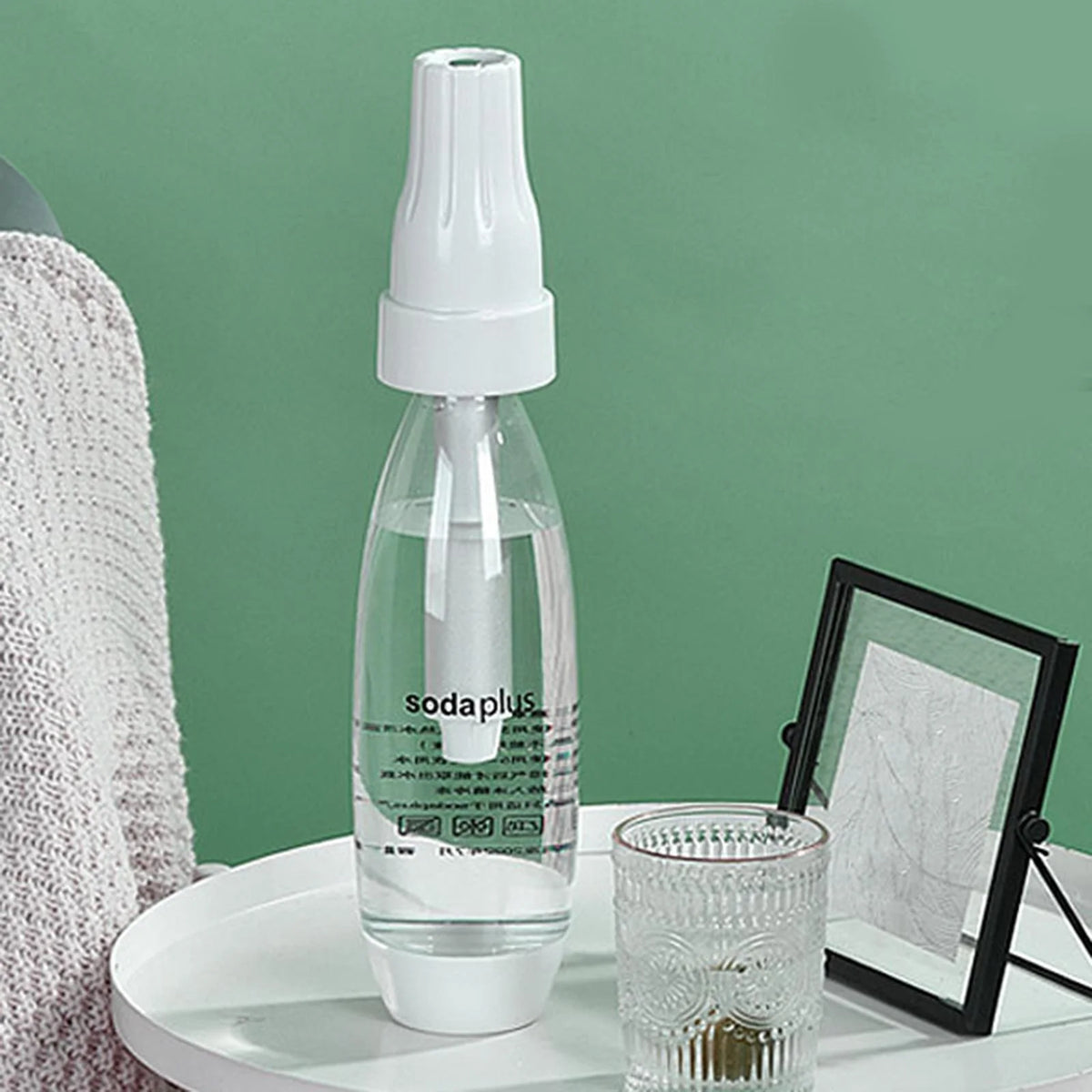 Portable Sparkling Water Bottle Machine for CO2 Cylinder Canister Seltzer Carbonated Water L6257