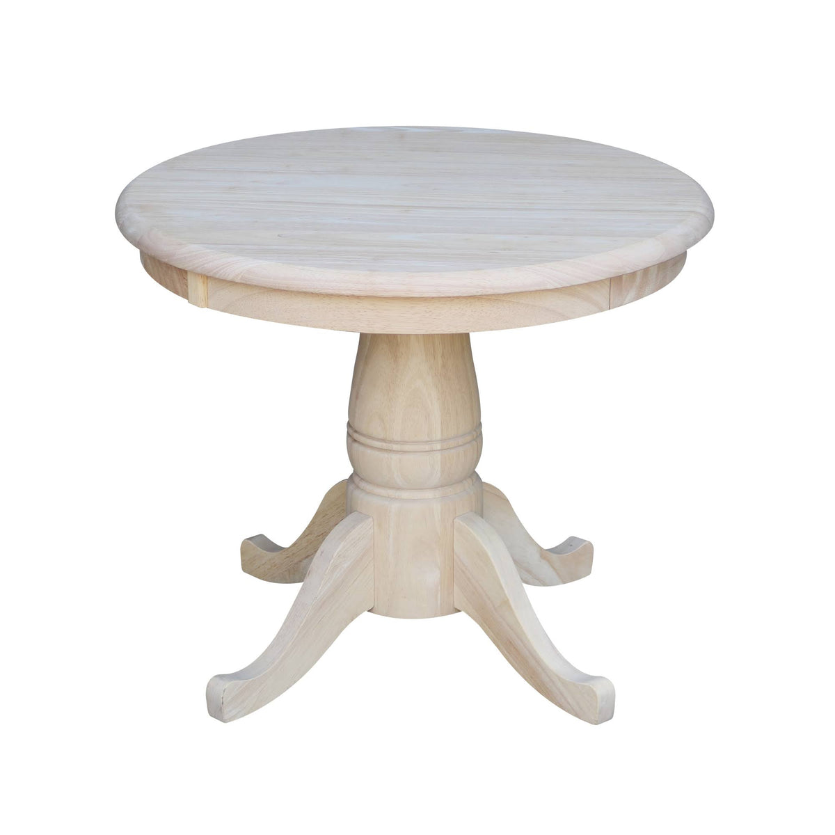 Unfinished Round Pedestal Table S4360