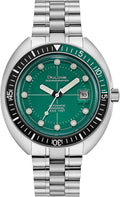 Men's Oceanographer Stainless Steel Automatic Watch, Green Dial C2483