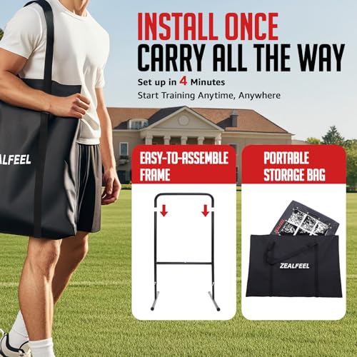 9 Hole Pitching Net with Carry Bag H134077