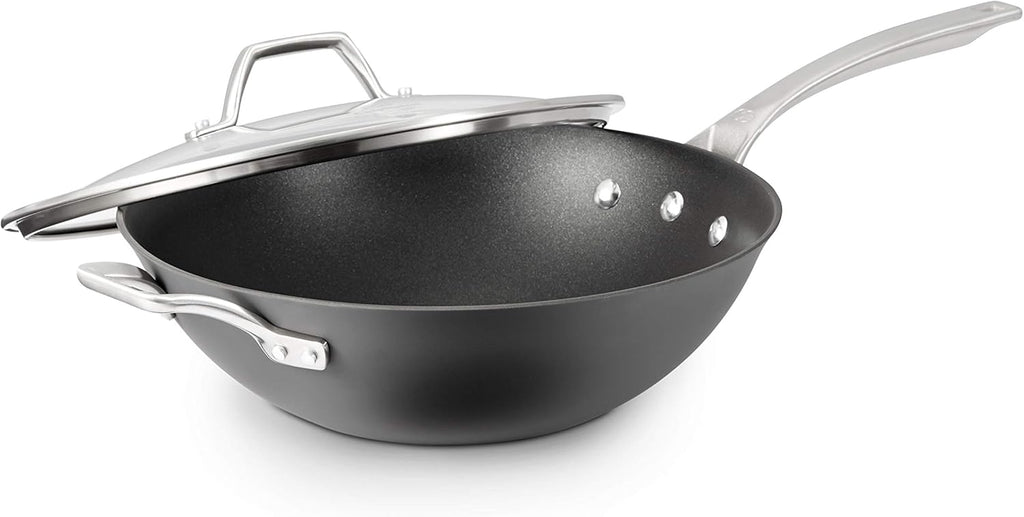 Hard-Anodized Nonstick 12-Inch Fry Pan with Cover X390