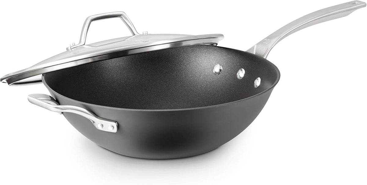 Hard-Anodized Nonstick 12-Inch Fry Pan with Cover X390