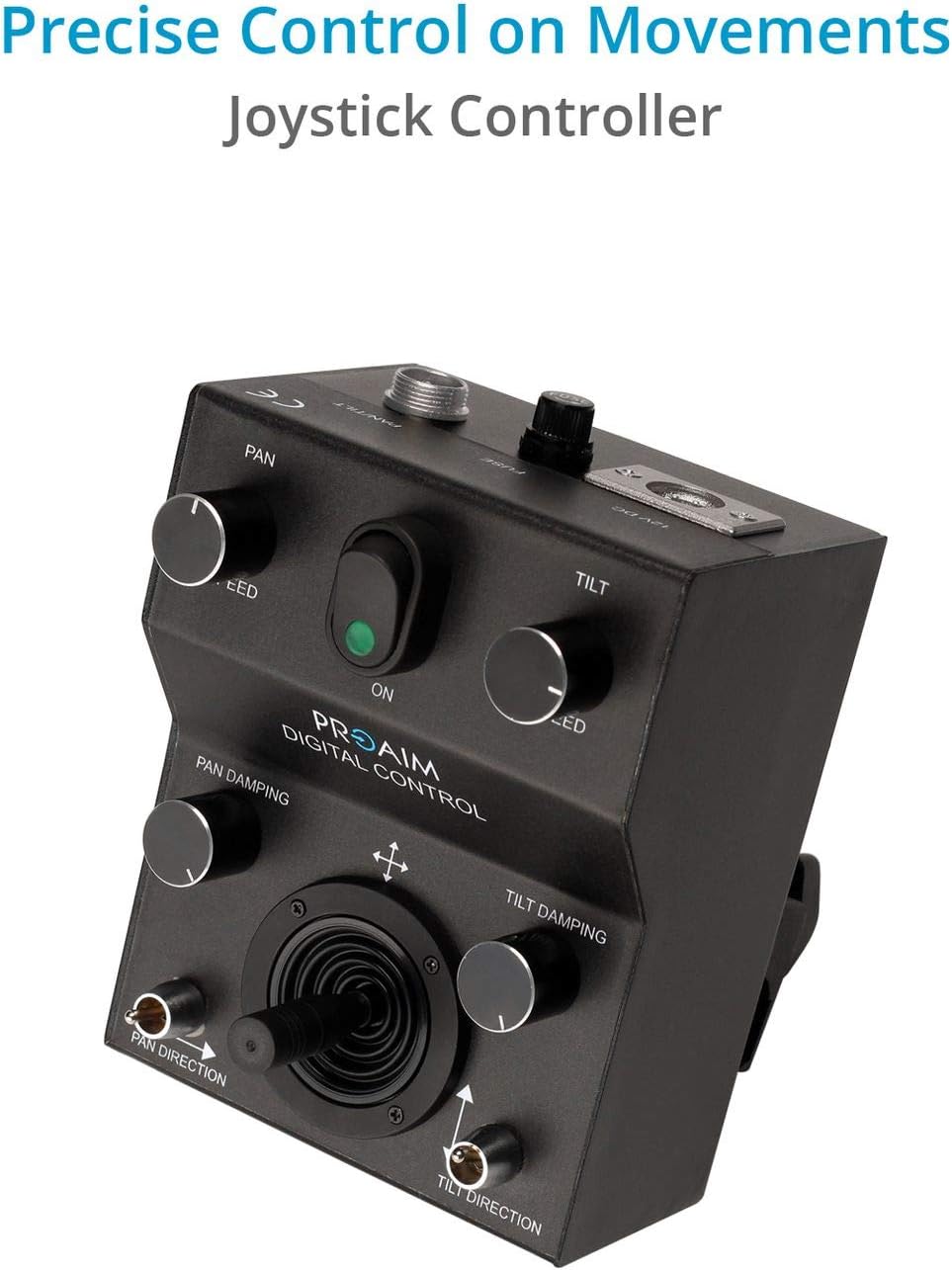 Gold Motorized Camera Pan Tilt Head with Joystick Control X4250