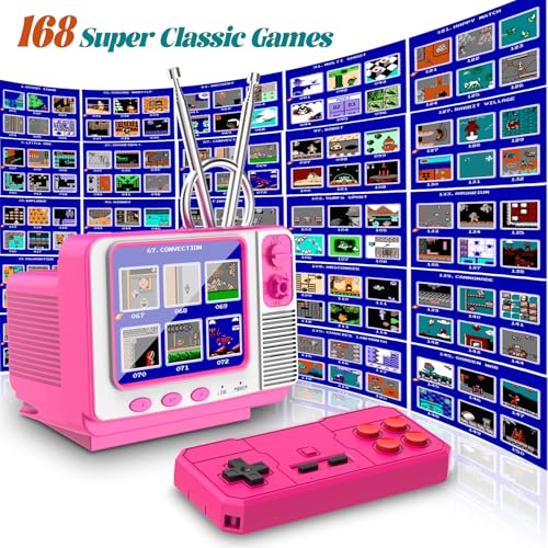 Handheld Retro Video Game with 3.0 Inch Screen (Wood) Z62508