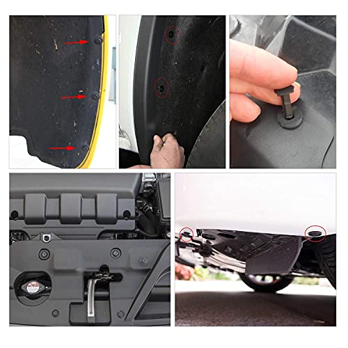 240PCS Bumper Retainer Clips Car Plastic Rivets Push Retainer Kit Auto Push Pin Rivets Set Y4750