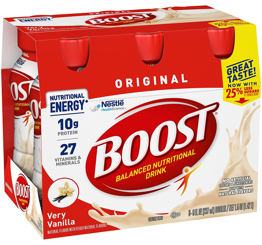 Vanilla Nutritional Drink, 8 oz, 6-CT (Pack of 2) F4590