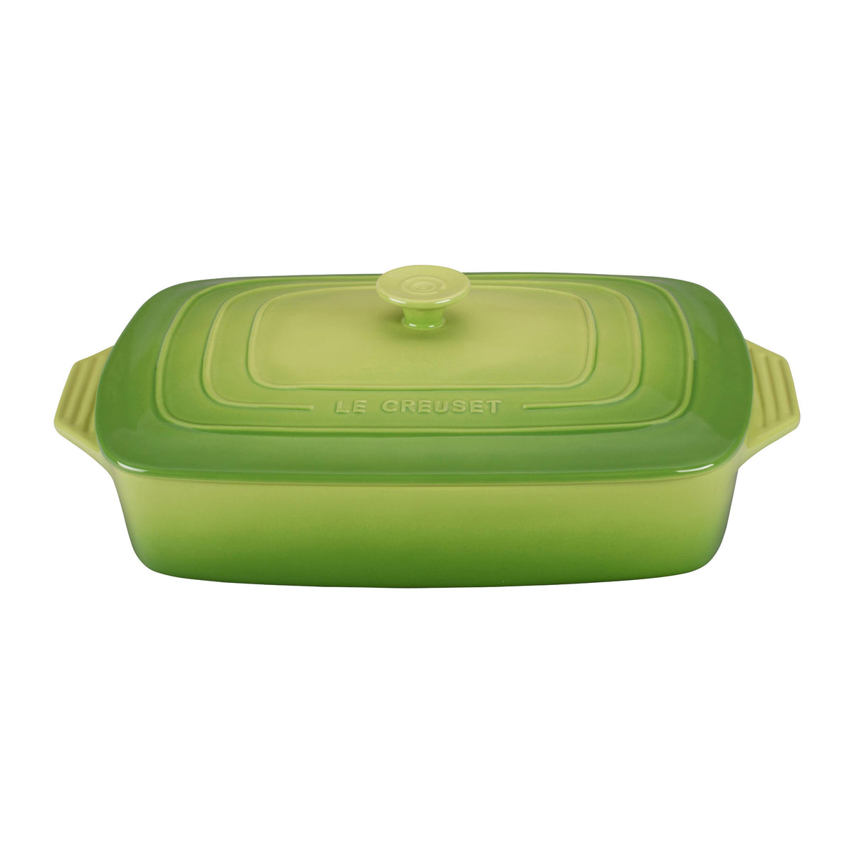 Stoneware Covered Rectangular Casserole Dish 3.5 Quart H987
