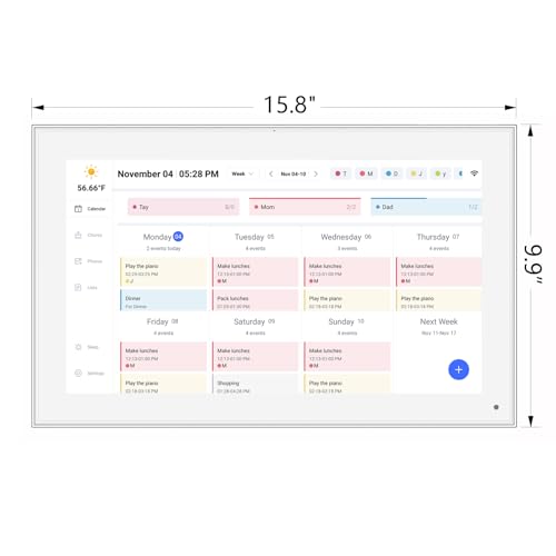 10.1 Inch Smart Digital Calendar Planner & Chore Chart, IPS HD Touchscreen Interactive Display C533205