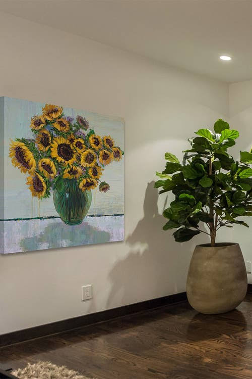 Painting Print on Wrapped Canvas 12x22 O201128