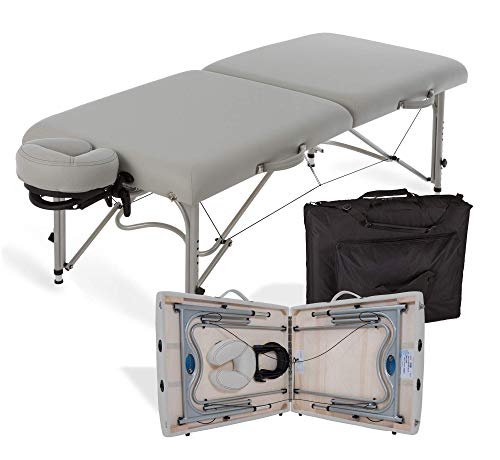 Portable Massage Table with Aluminum Frame, Face Cradle & Carry Case (29lb) B54886