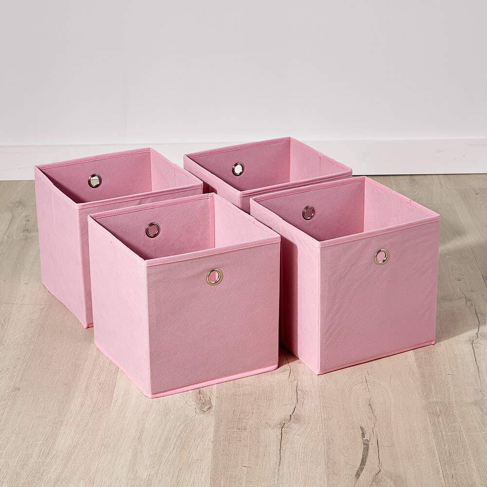 Foldable Canvas Storage Cube 4 Piece L2221