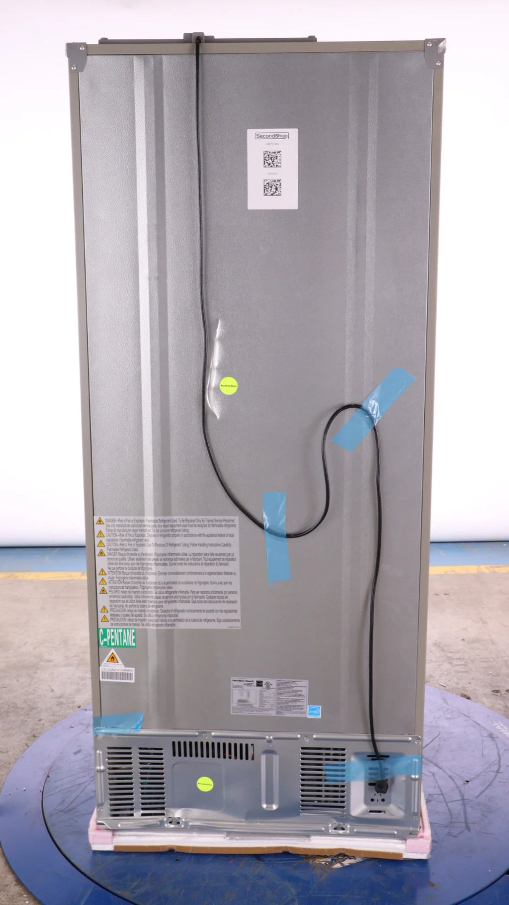 30 In. 18 Cu. Ft. Stainless Steel Bottom Mount Refrigerator W45461