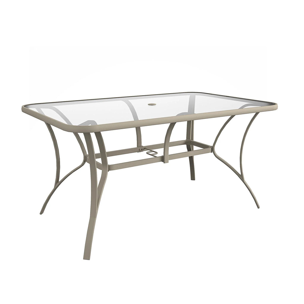 Dark Gray Steel Patio Dining Table D614