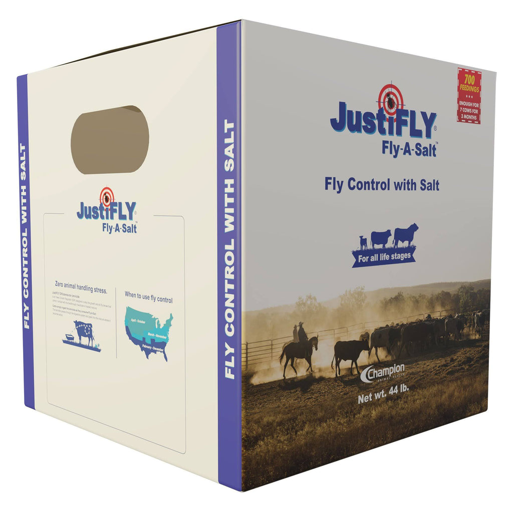 Cattle Fly Control Salt Block, 44 lb C389