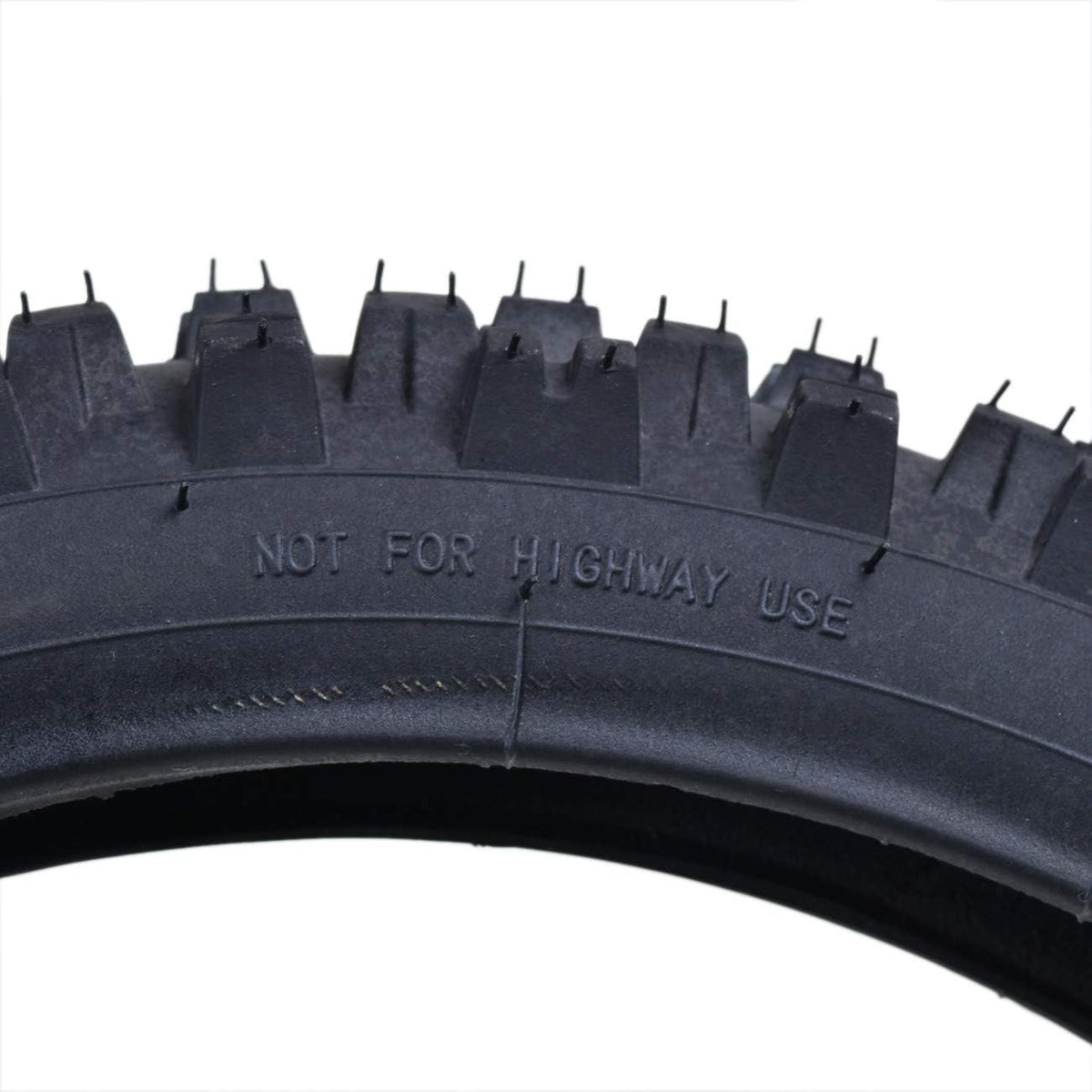 60/100-14 14'' Knobby Tire With Tube Pack of 2 F3698