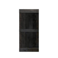 Charcoal Black Solid Wood Interior Sliding Barn Door 38 x 84 N6465