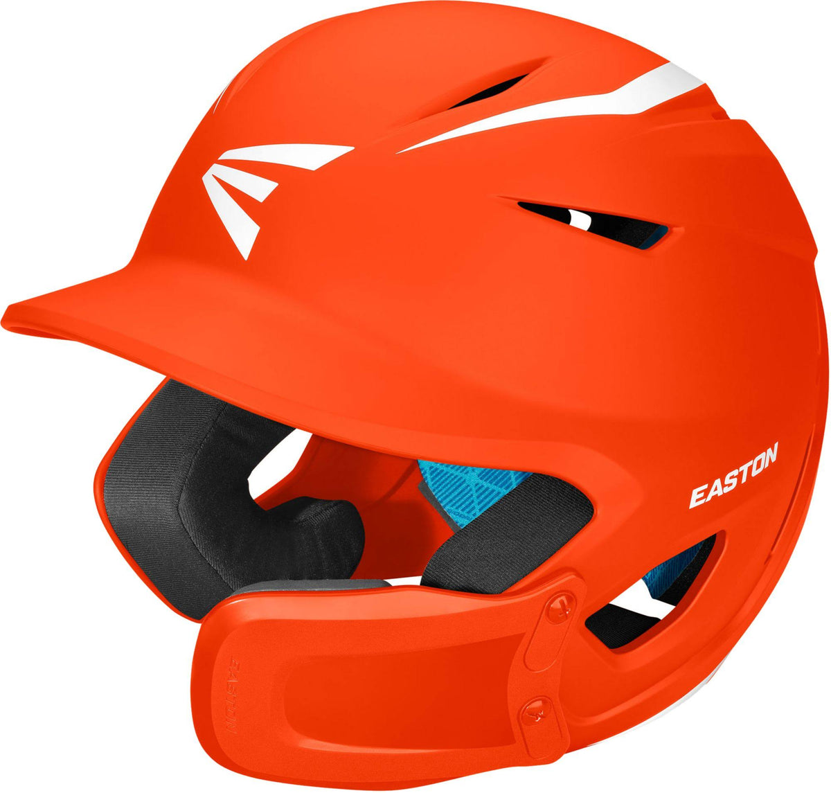 Orange Baseball Batting Helmet with Universal Jaw Guard M58908