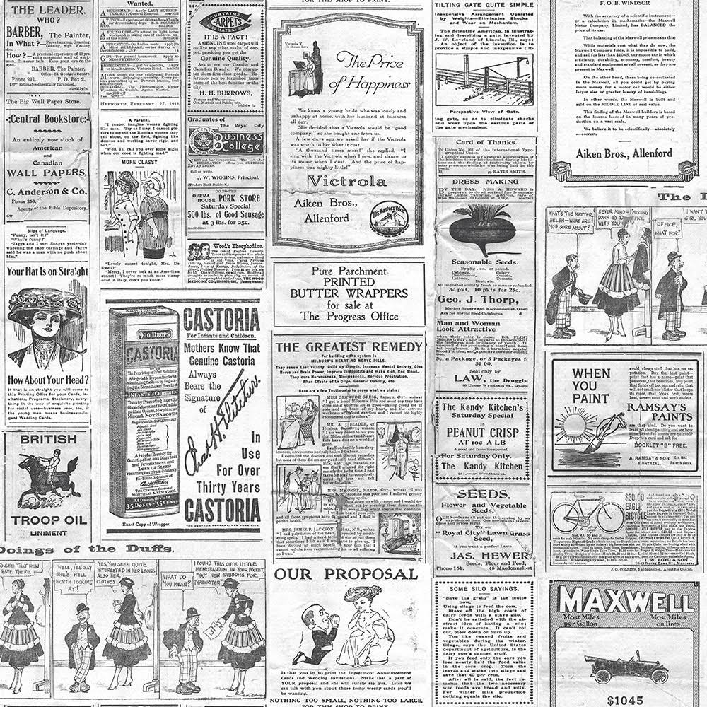 Newspapers Wallpaper J79245