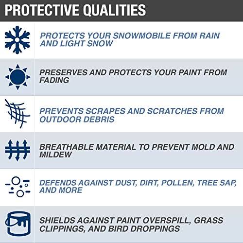 Black Snowmobile Cover W98666