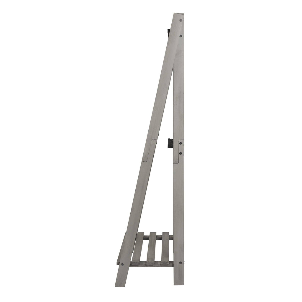 Grey Solid Wood Hall Tree C7826