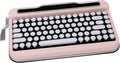 White Chrome Keycap Bluetooth Keyboard X800
