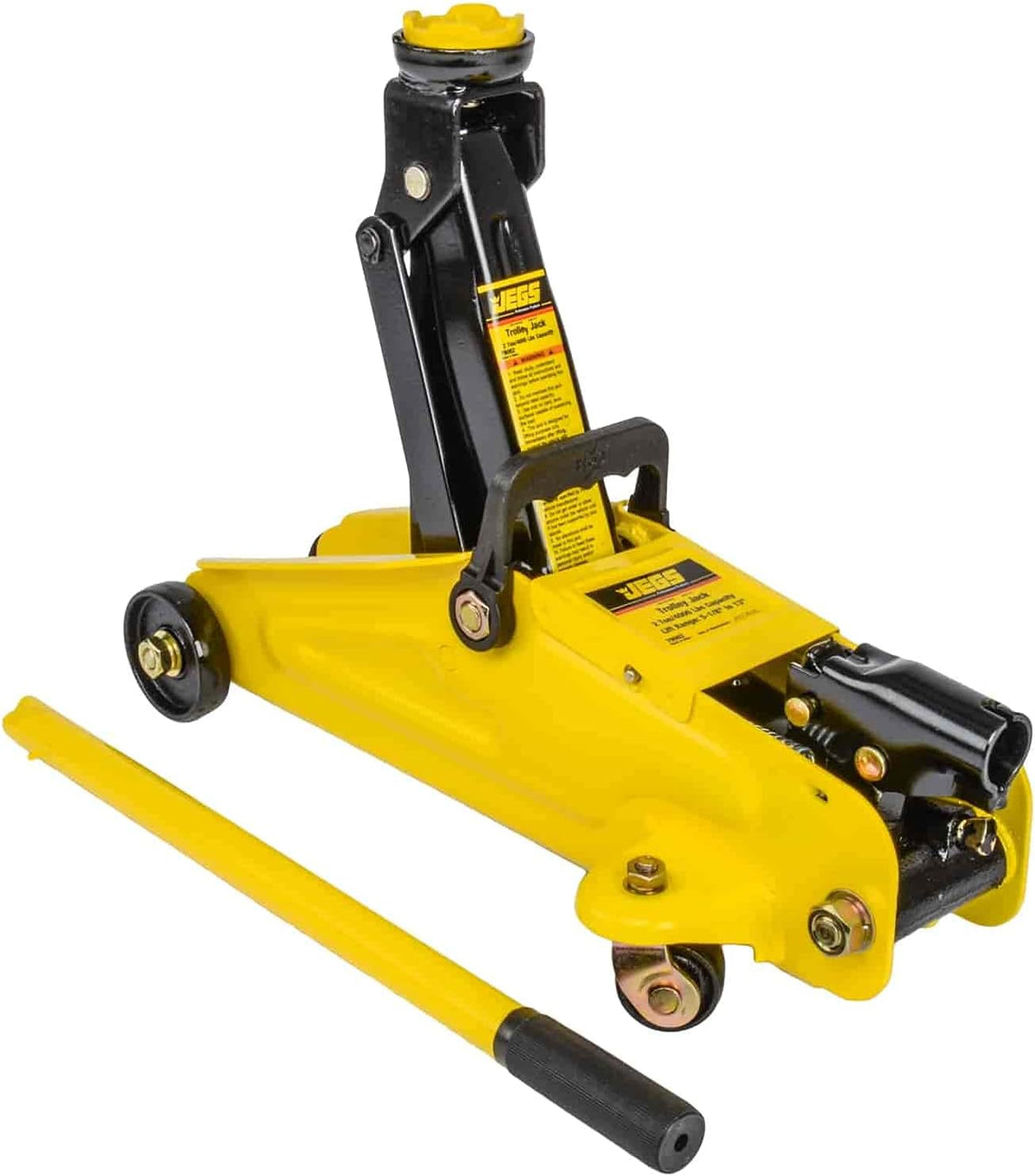 2-Ton Hydraulic Floor Jack and Jack Stands with Steel Frames F85756