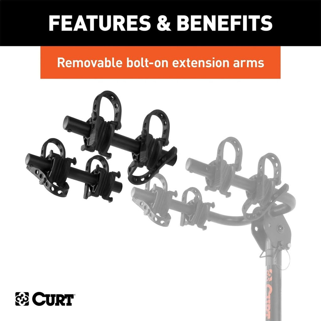 Extendable Hitch Mounted Bike Rack W179
