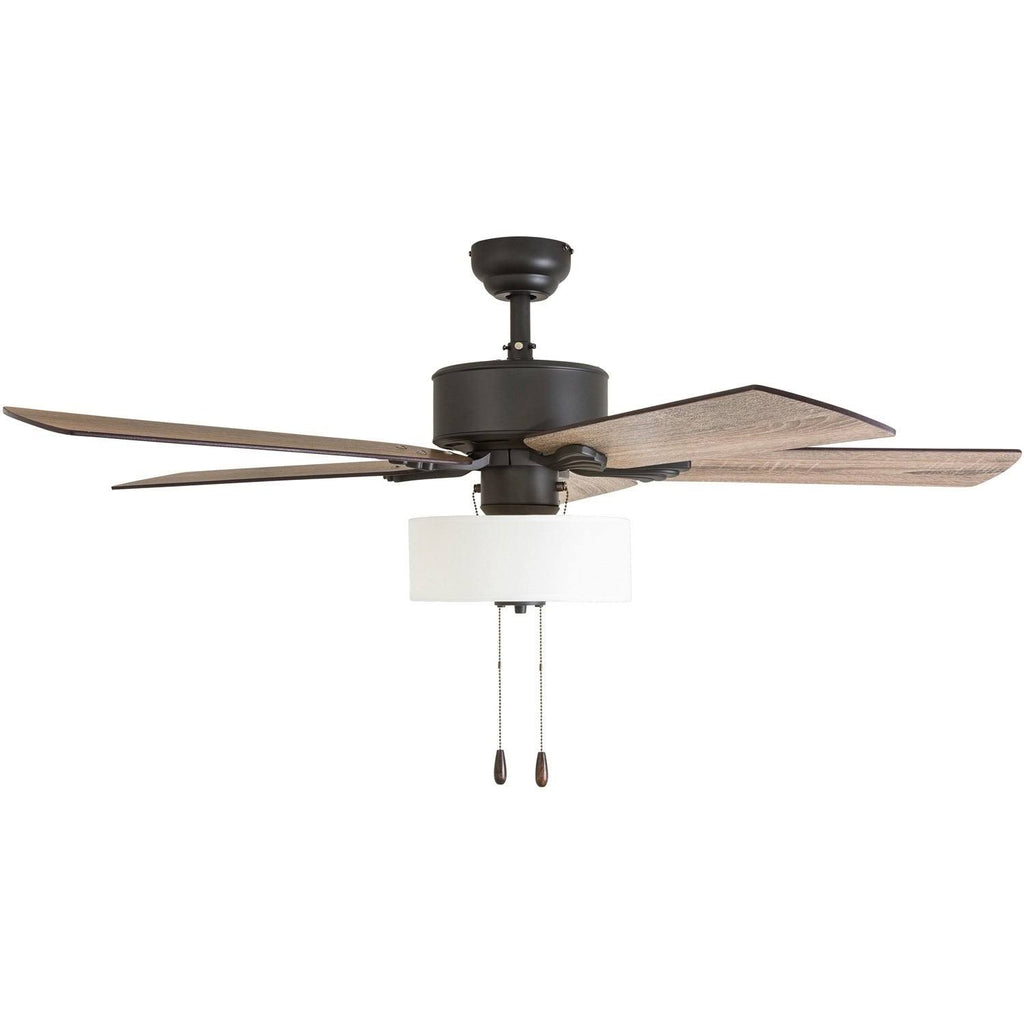 Farmhouse Ceiling Fan 52x22 Barnwood/Tumbleweed, Aged Bronze G7162