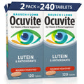 Eye Vitamin and Mineral Supplement with Lutein, 120 Count Pack of 2 F697