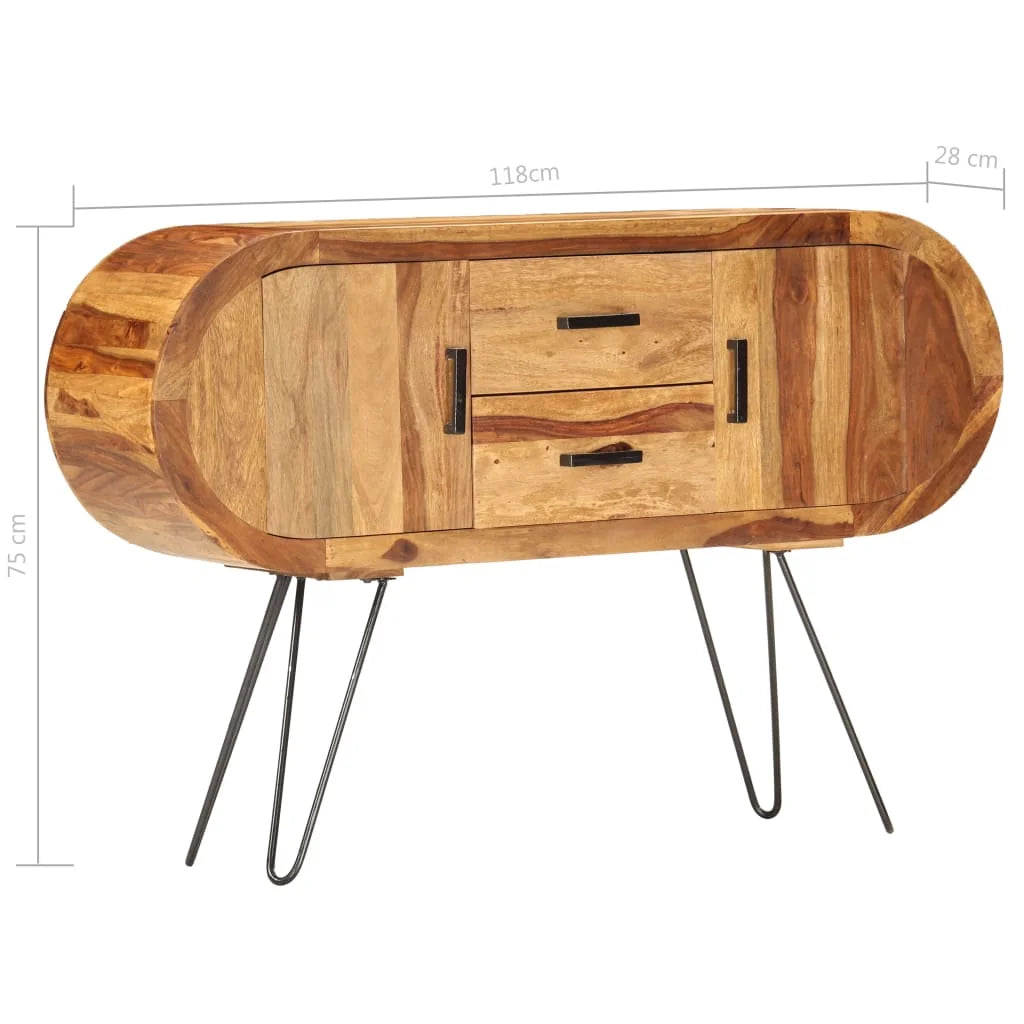 Solid Sheesham Wood Sideboard Z993090