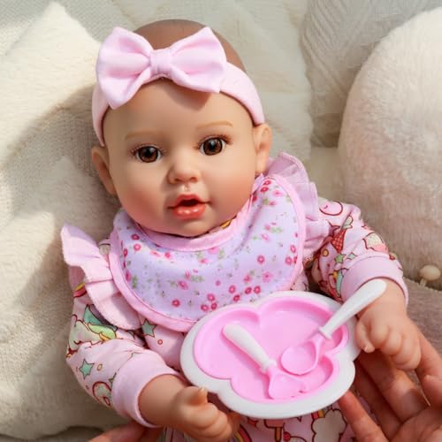 18 inches Realistic Soft Body Baby Dolls with Bottles & Pacifier Z68274