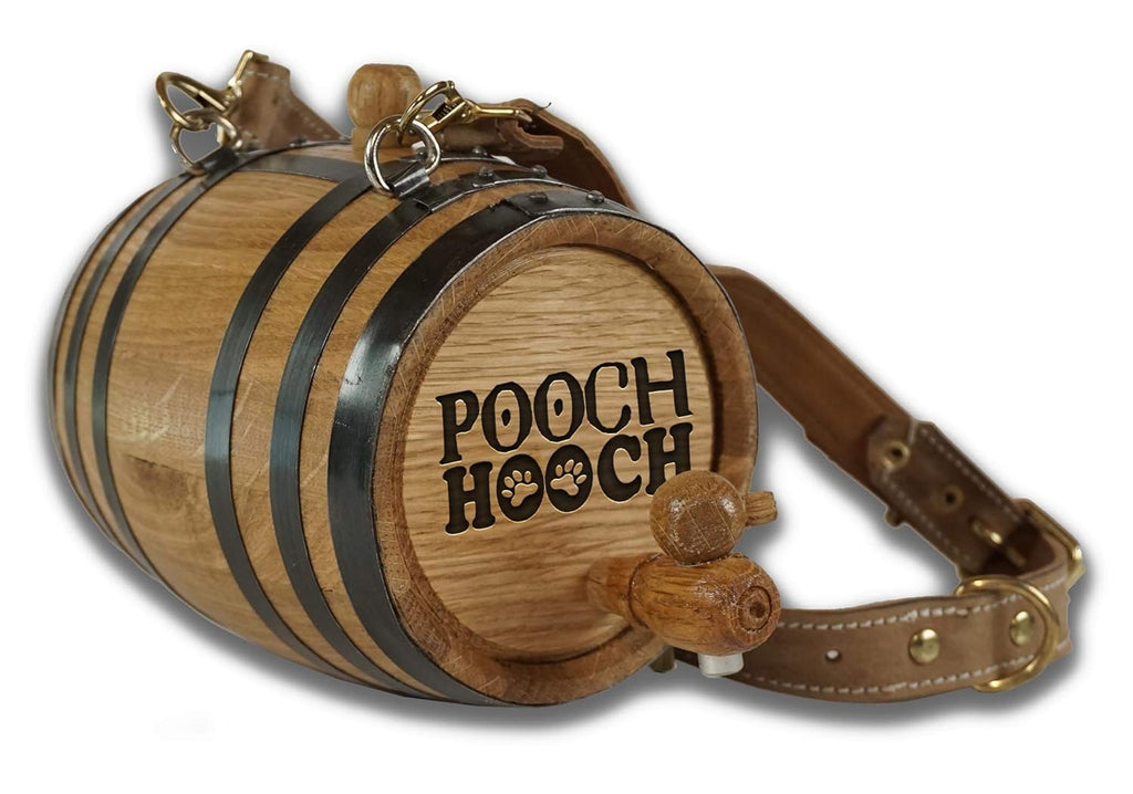 Oak Mini Keg Pet Collar Barrel Pack of 2 B773193