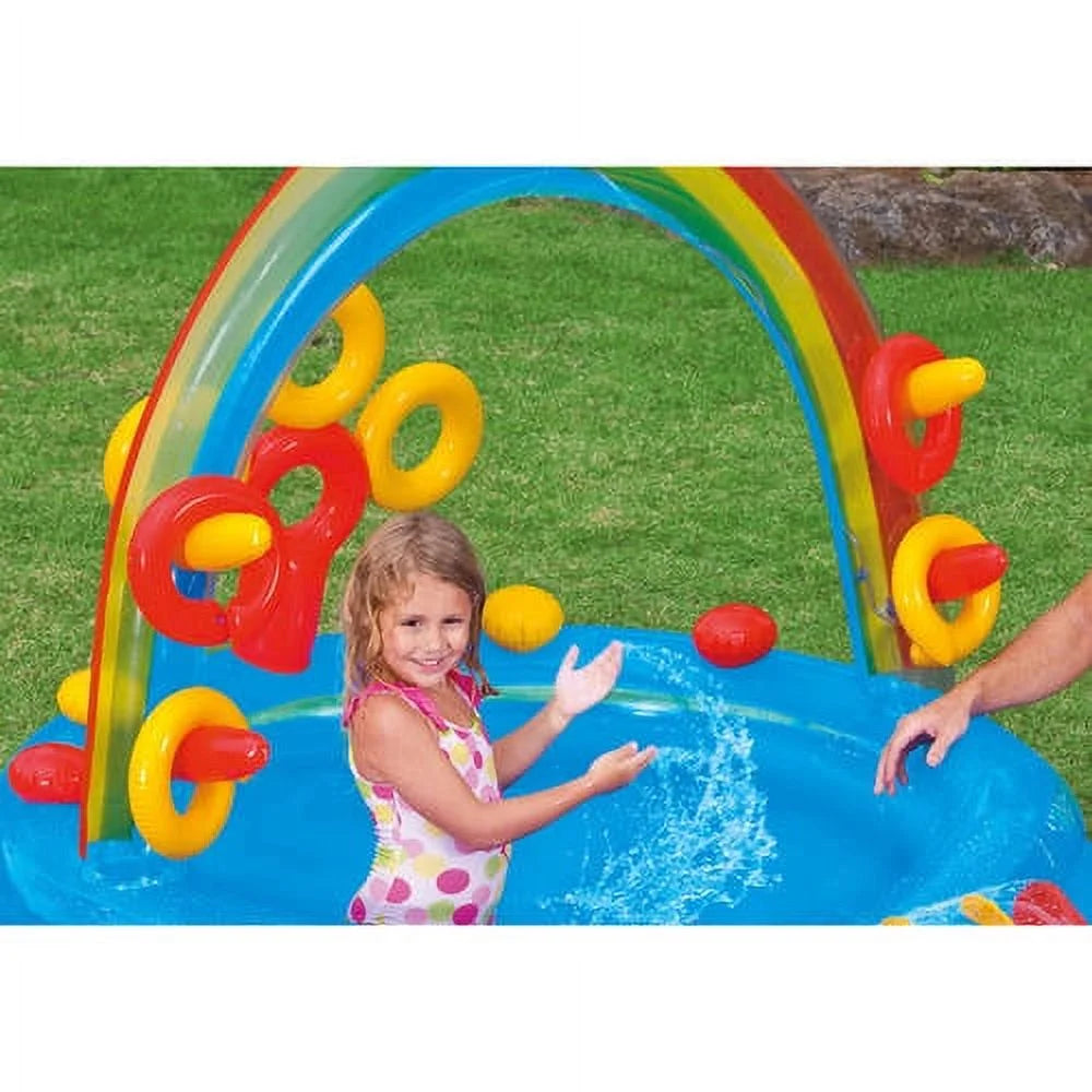 Rainbow Slide Inflatable Pool H263637