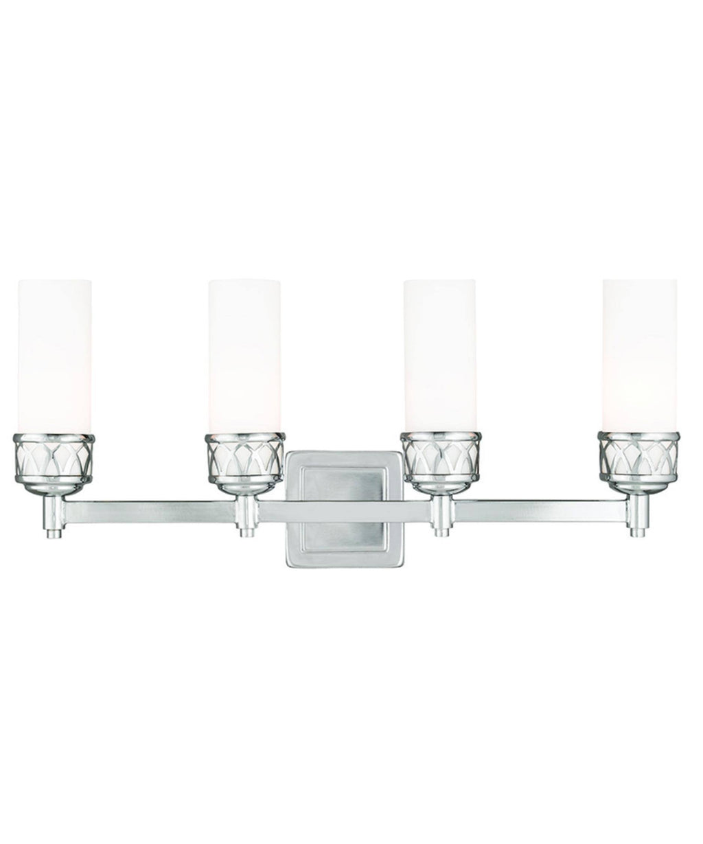 4-Light Chrome Bath Light J61562