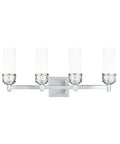 4-Light Chrome Bath Light J61562
