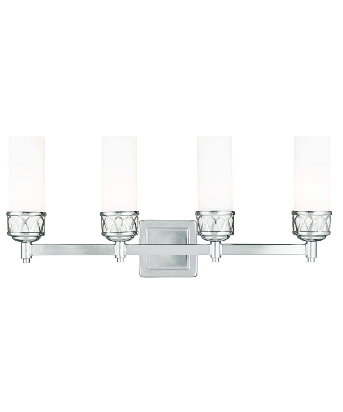 4-Light Chrome Bath Light J61562