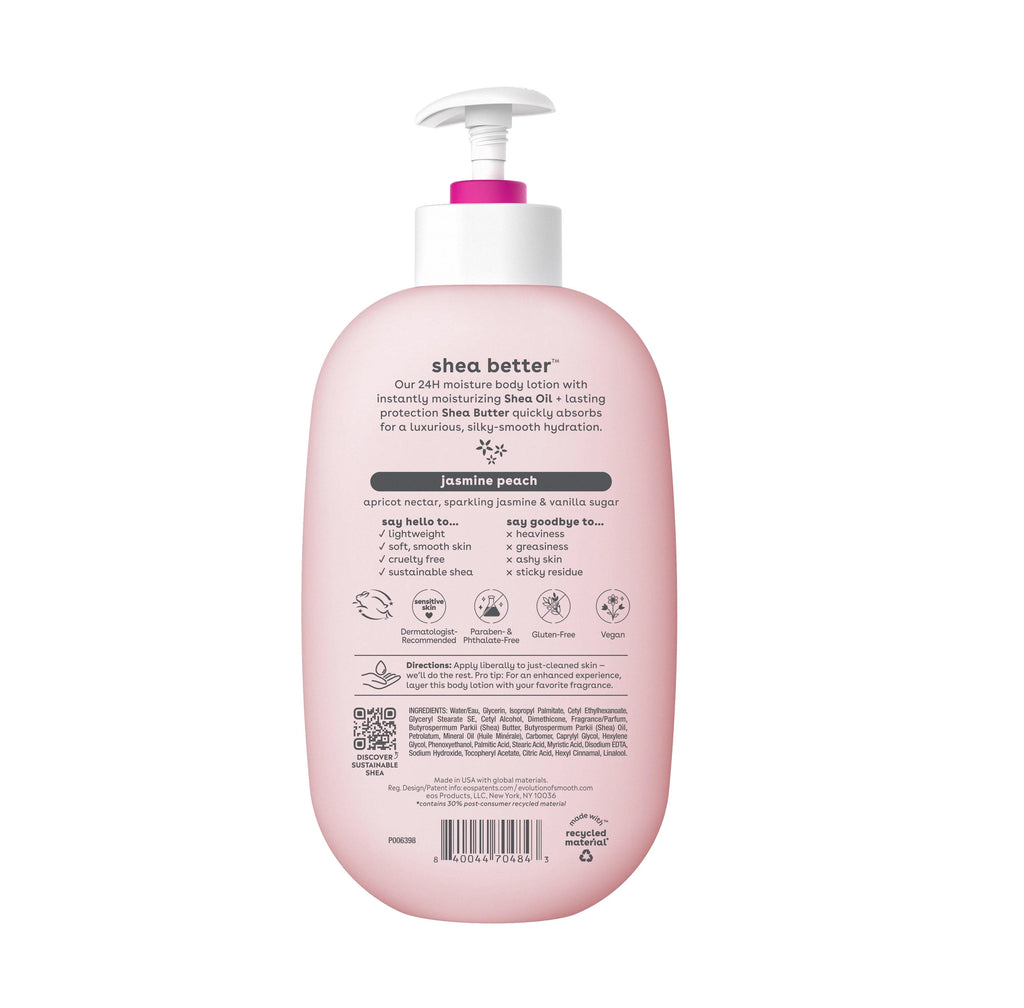 Shea Body Lotion Jasmine Peach 16 fl oz Q61143