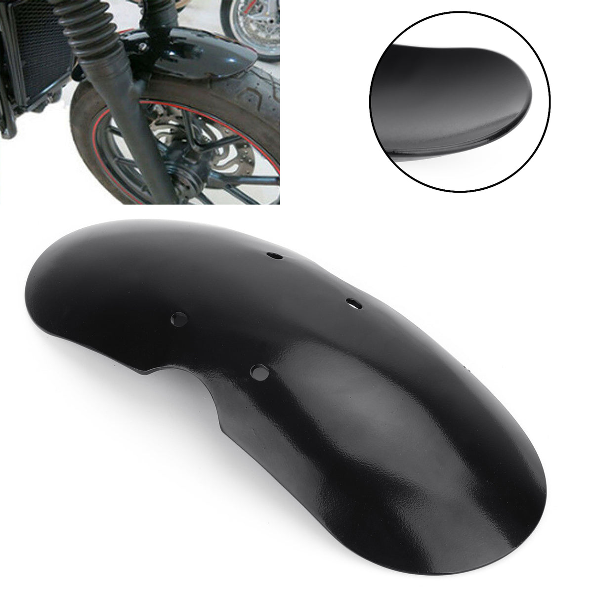Short Front Fender Mudguard For Triumph Bonneville T100 Scrambler Thruxton W354512