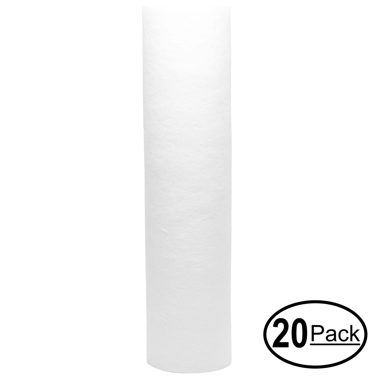 20-Pack 10-inch 5-Micron Polypropylene Sediment Filter Cartridge O9721