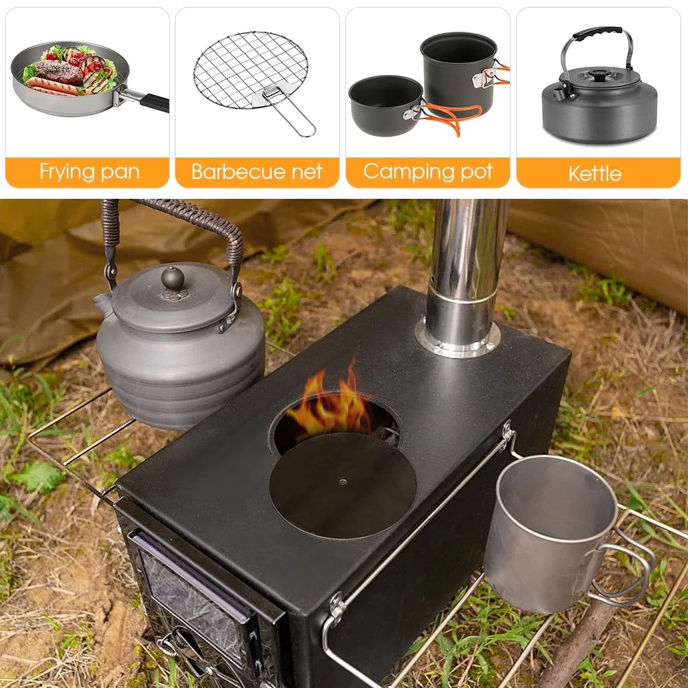 Portable Burner Firewood Multifunctional Stove B586316