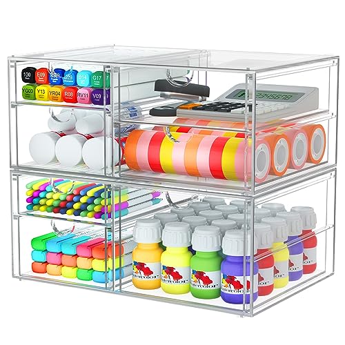 16 Drawer Clear Makeup Organizer P2009