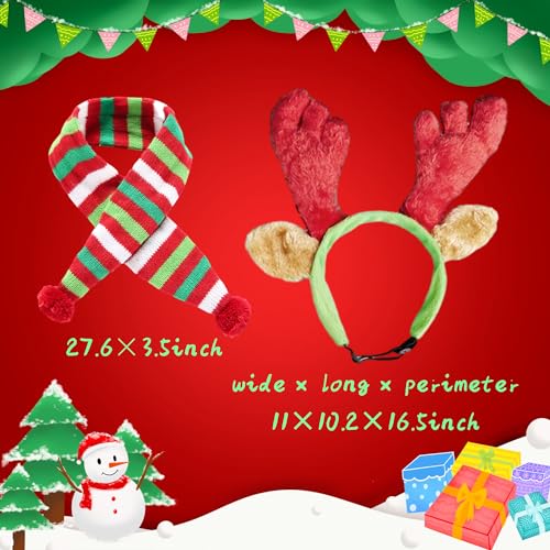 Christmas Reindeer Antler Headband for Dog P296