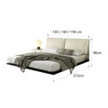 Leather Double Bed G13764