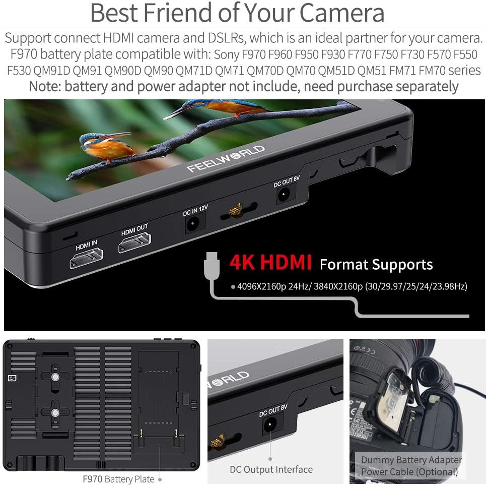 7 Inch 2200nits Touch Screen DSLR Camera Field Monitor N43738