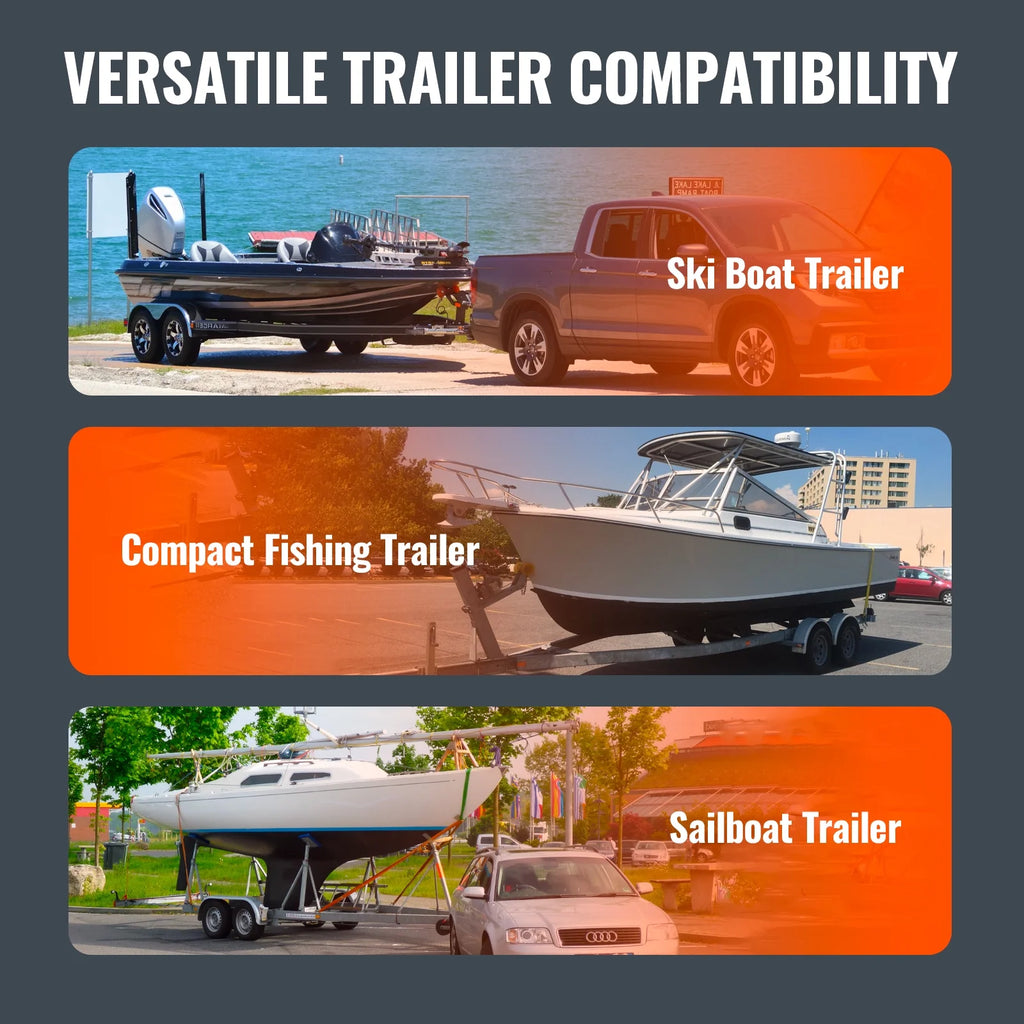 48” Galvanized Boat Trailer Guide on PVC Poles B72634